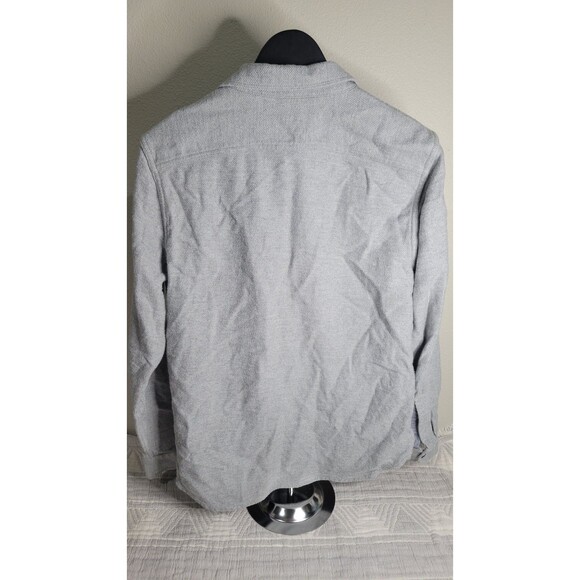 Everlane Men’s Brushed Cotton Twill Overshirt – Gray – Size M - Picture 4 of 6